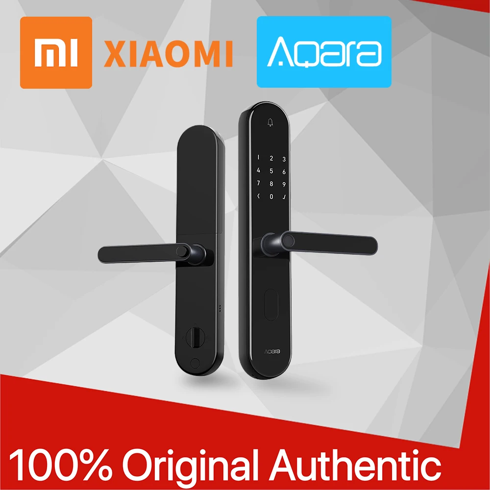 

New Original Xiaomi Aqara S2 Pro Smart Intelligent Door Lock Keyless Password Fingerprint Key Unlock Xiomi APP Monitor Locks