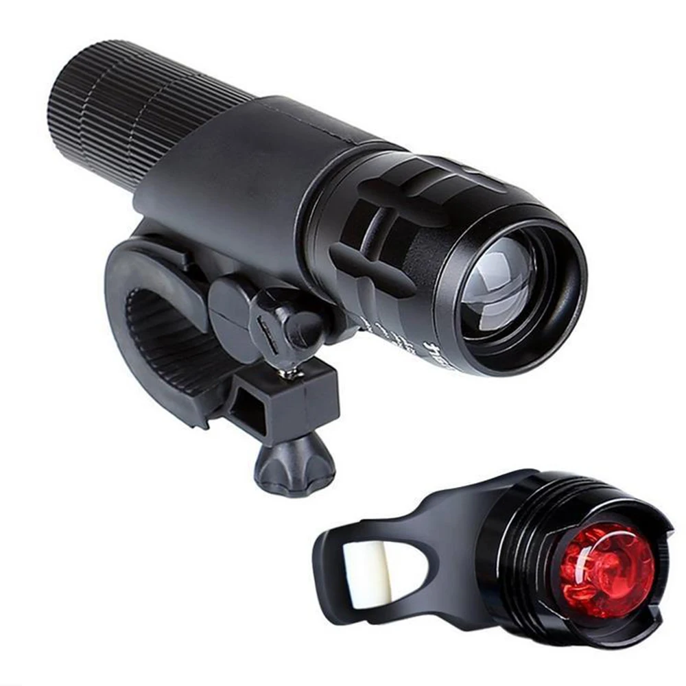 Bicycle Light T6 LED cycling Front Light LED Bike light Lamp Torch Waterproof Flashlight With Free Taillight Bike Accessories Bicycle Light T6 LED cycling Front Light LED Bike light Lamp Torch Waterproof Flashlight With Free Taillight Bike Accessories