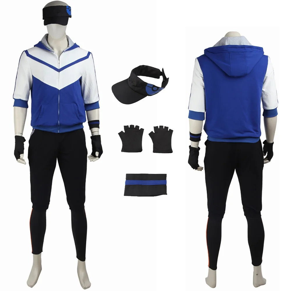 Valor Instinct Mystic Team Trainer Costume Pokemon Go Men S Blue Cosplay Game Costumes Aliexpress - pokemon go team mystic outfit sale roblox