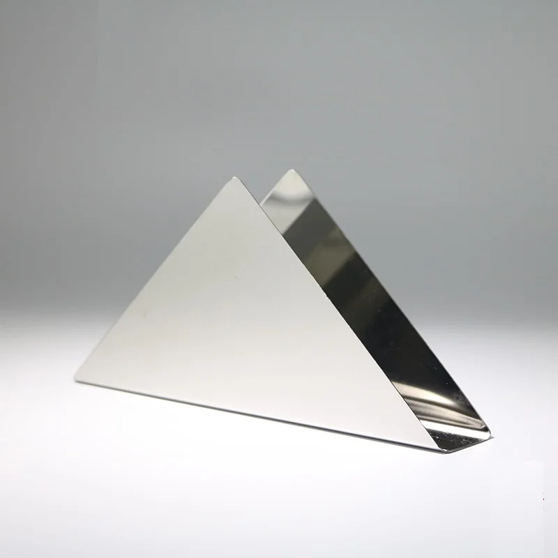 

Silver Tissue Holder Square Napkin Holder Creative Tissue Napkin Holder Stainless Steel Western Napkin Holder