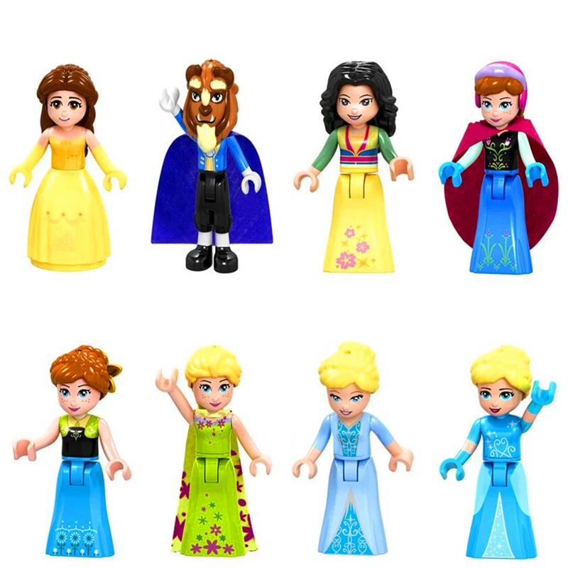 8 комплектов фигурки для празднования стифани Миа Оливия Эмма Андреа Мартина