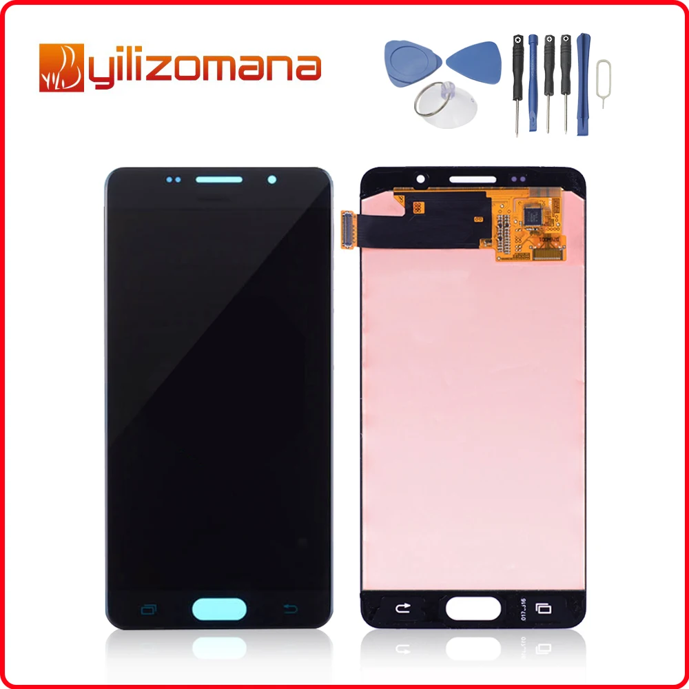 

5.2" Super AMOLED For SAMSUNG Galaxy A5 2016 A510 LCD Touch Screen Digitizer Replacement for SAMSUNG A510 Display A510F A510M