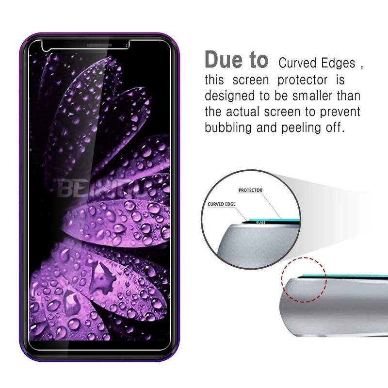 2 PCS Full Tempered Glass For Leagoo Z10 Screen Protector 2.5D 9h tempered glass For LEAGOO Z10 Protective Film