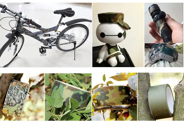 Multi-functional Camo Tape for Hunting, Paintball, and Airsoft - Waterproof, Self-adhesive, Non-Slip Description Image.This Product Can Be Found With The Tag Names Adhesive tape rifle, Airsoft camouflage tape, Camouflage tape camo rifle, Camouflage tape hunt, Paintball camo tape