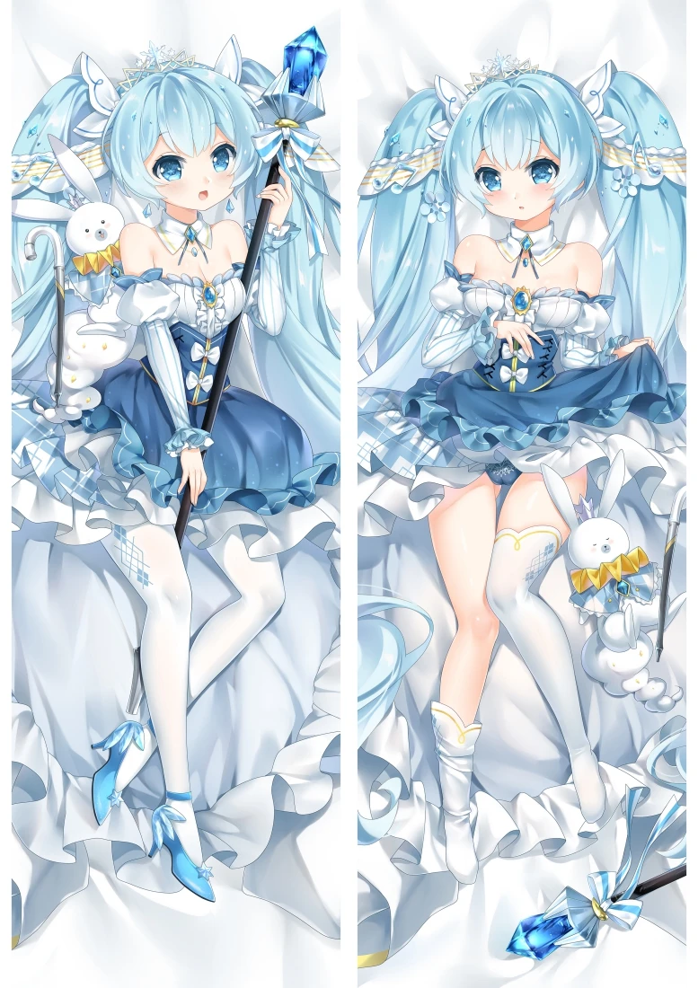 S19 Аниме Vocaloid Dakimakura Чехол персонажи певица девушка Мику Хацунэ и лука мегурин Болстер чехол Bookaroido обнимает Наволочки Чехол - Цвет: S19