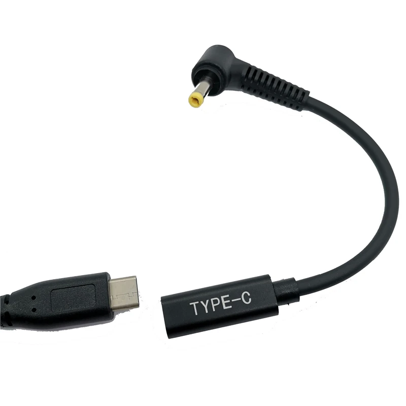 USB 3,1 type C USB-C для lenovo air13 DC4.0* 1,7 мм вилка электропитания PD эмулятор триггер зарядный кабель для lenovo для Asus