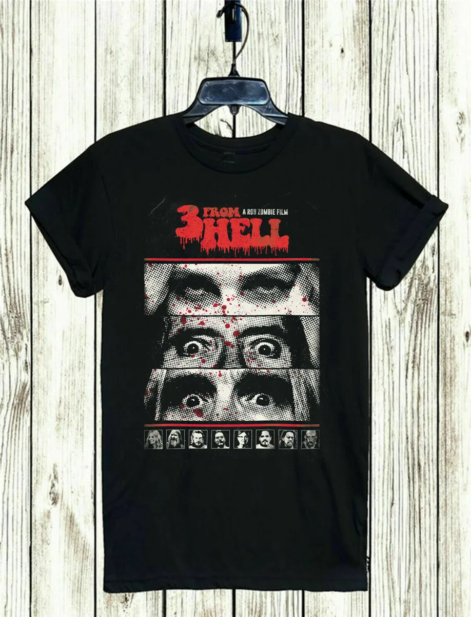 3 из фильма Hell Movie футболка S 3Xl унисекс ужас Роба зомби дьявол для мужчин