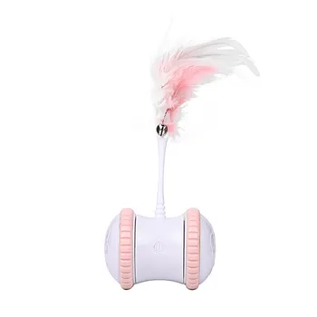 

Smart cat toy interactive robot cats toys electronic pet cat toys pets cats feather funny creative pet supplies toy