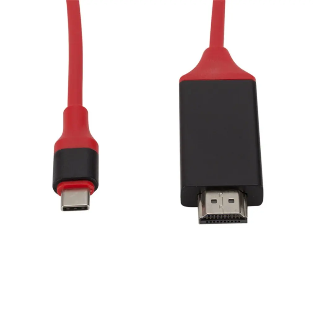 Type-C к HDMI USB 3,1 к HDMI кабель для передачи данных 4K мобильный телефон компьютер HD удлинитель конвертер