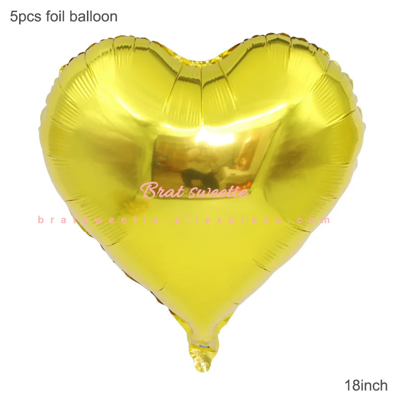 Gold Paper Plates Straws Napkins Bachelorette Party Tableware Adult Birthday Party Supplies Wedding Table Decorations - Цвет: 5pc gold heart