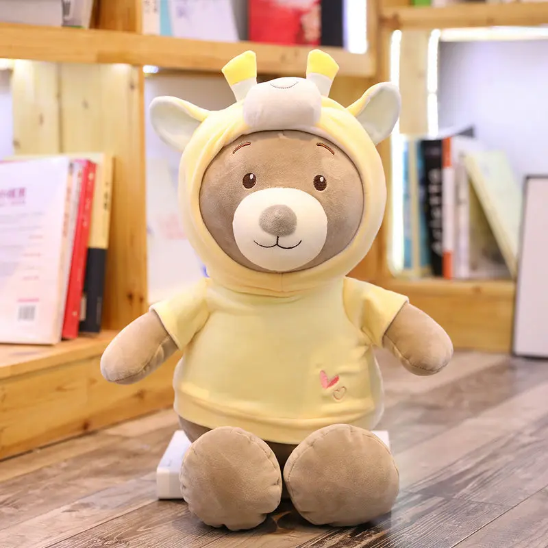 35/45/60 см с мультипликационным принтом «панда», плюшевые игрушки, мягкие мягкий медведь кукла Детская подарок для детей