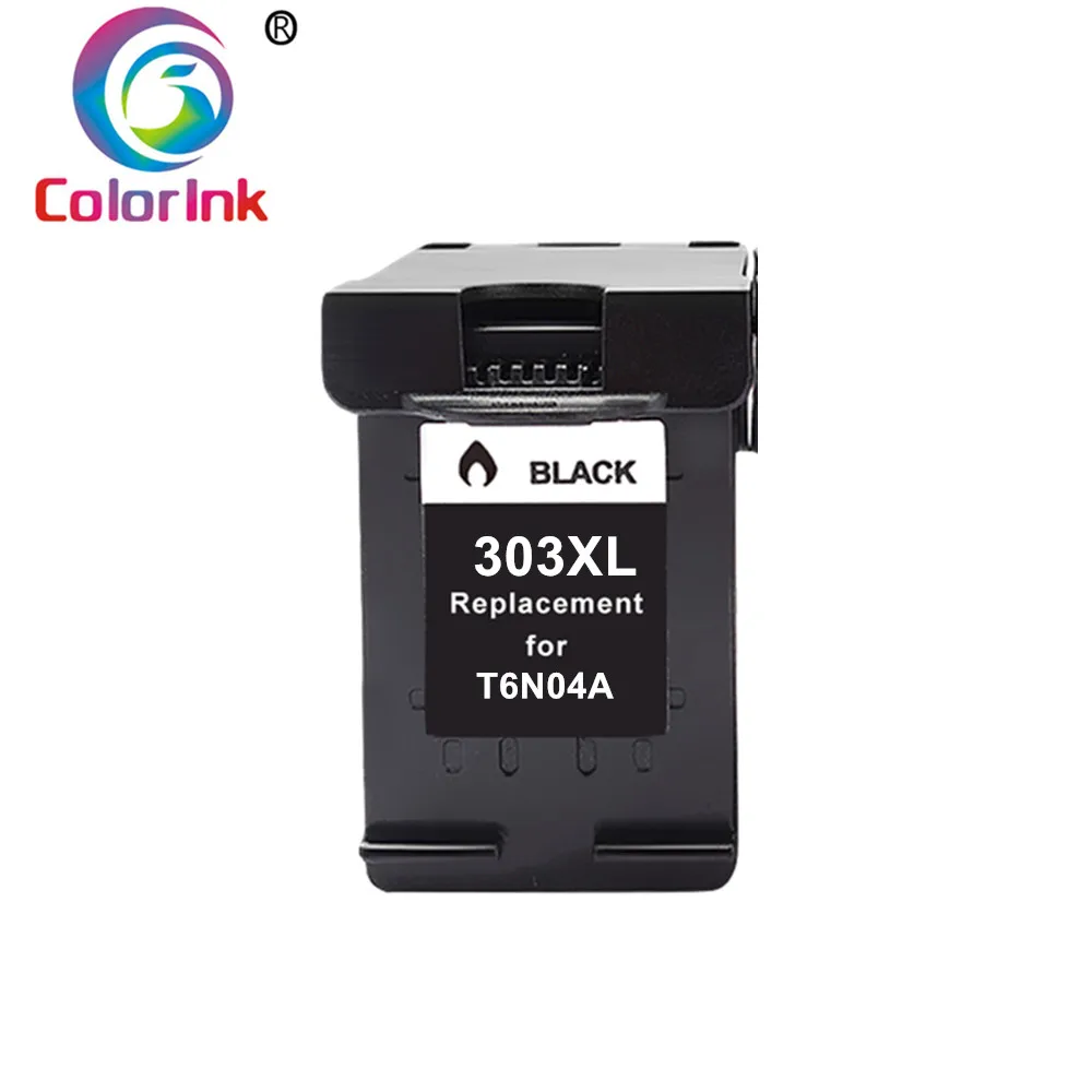 ColoInk HP 303 для Hp черный картридж совместимый Envy 6220 6222 6230 6234 6252 6255 7120 7130 7132 7155