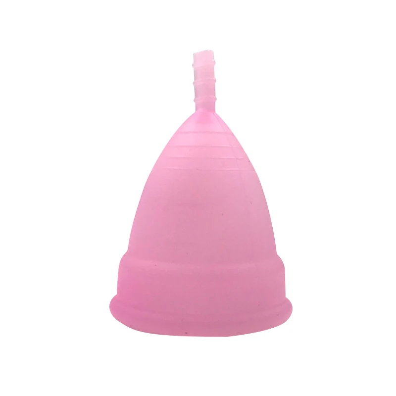 Менструальная стерилизационная чашка Складная силиконовая чашка Гибкая для очистки менструальная чашка перерабатываемая походная Складная стерилизатор чашка - Цвет: 1 PC Pink-S 20ML