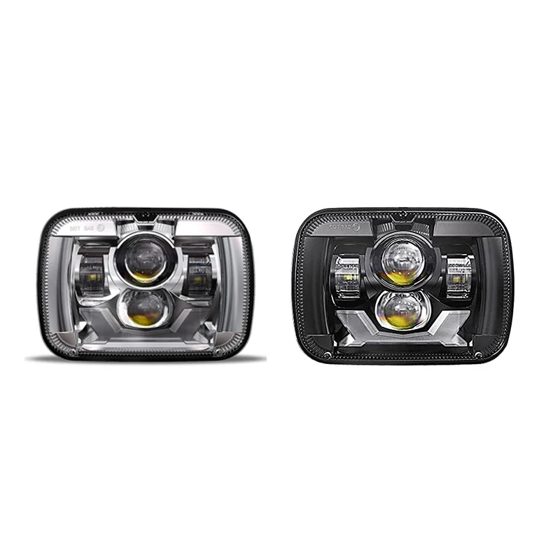 85W DOT Brighter Anti Glare H6054 5X7 7X6 LED Headlights,DRL Turn