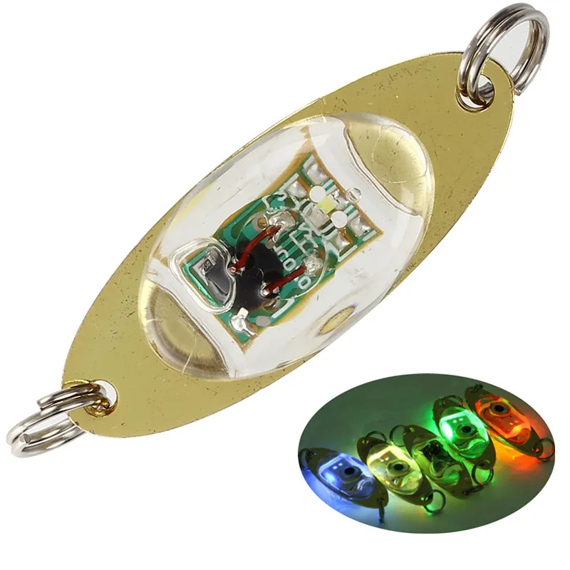 5Pcs Outdoor Fishing Light Flash Lamp LED Deep Drop 6cm 2.4 inch Underwater Eye Shape Lure | Спорт и развлечения