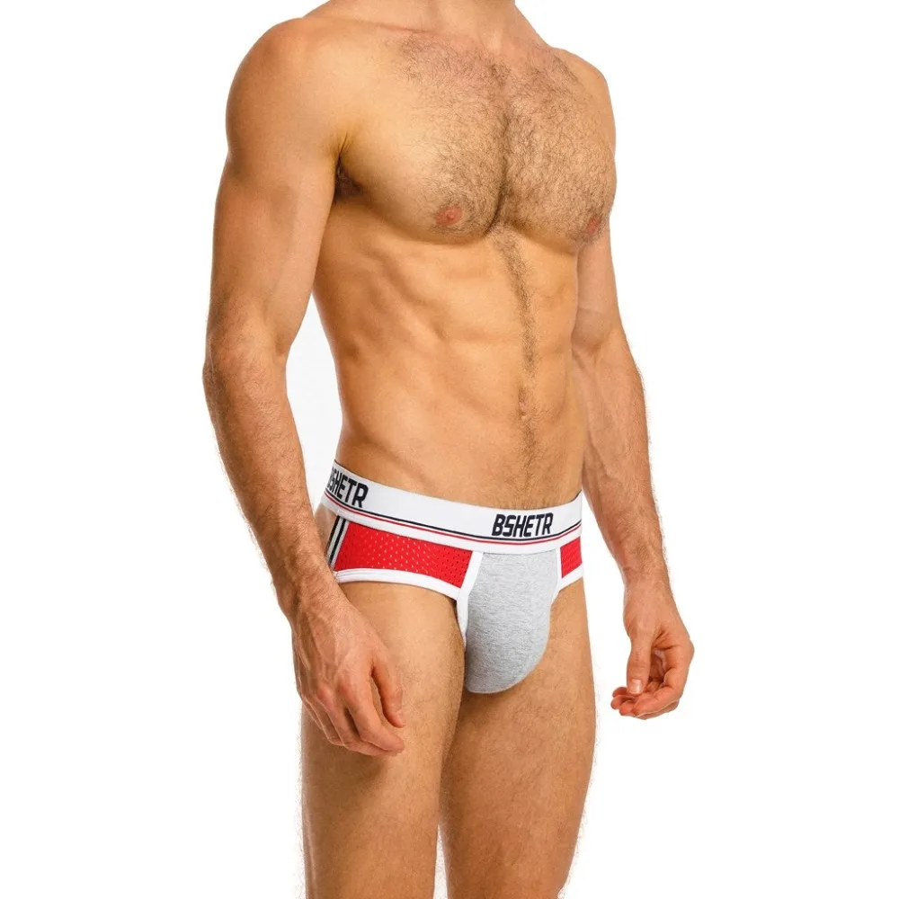 5Pcs Men's swimming briefs sexy men's underpants transparent jersey swimming trunks maillots de bain homme 20J6 (29)