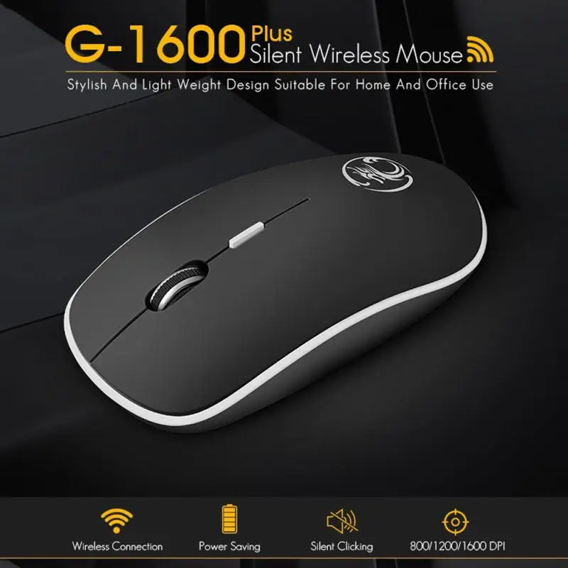 Wireless Mouse Ergonomic Silent Mouse Computer Mouse Pc Usb Optical 2 4ghz 1600 Dpi 4 Buttons Noiseless Mouse For Macbook Laptop Mice Aliexpress