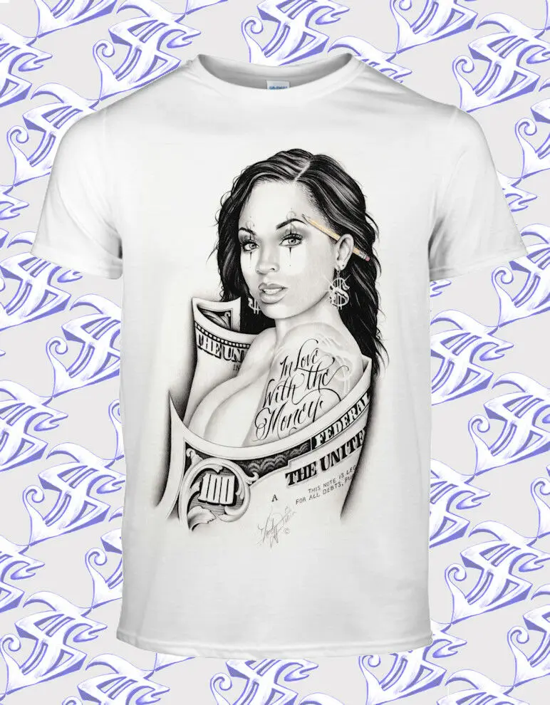 White T-Shirt Weed Low Rider Art on Adult Money Hood Urban 2019 Men Fashion Funny Clothing Casual Short Sleeve Tees | Мужская одежда