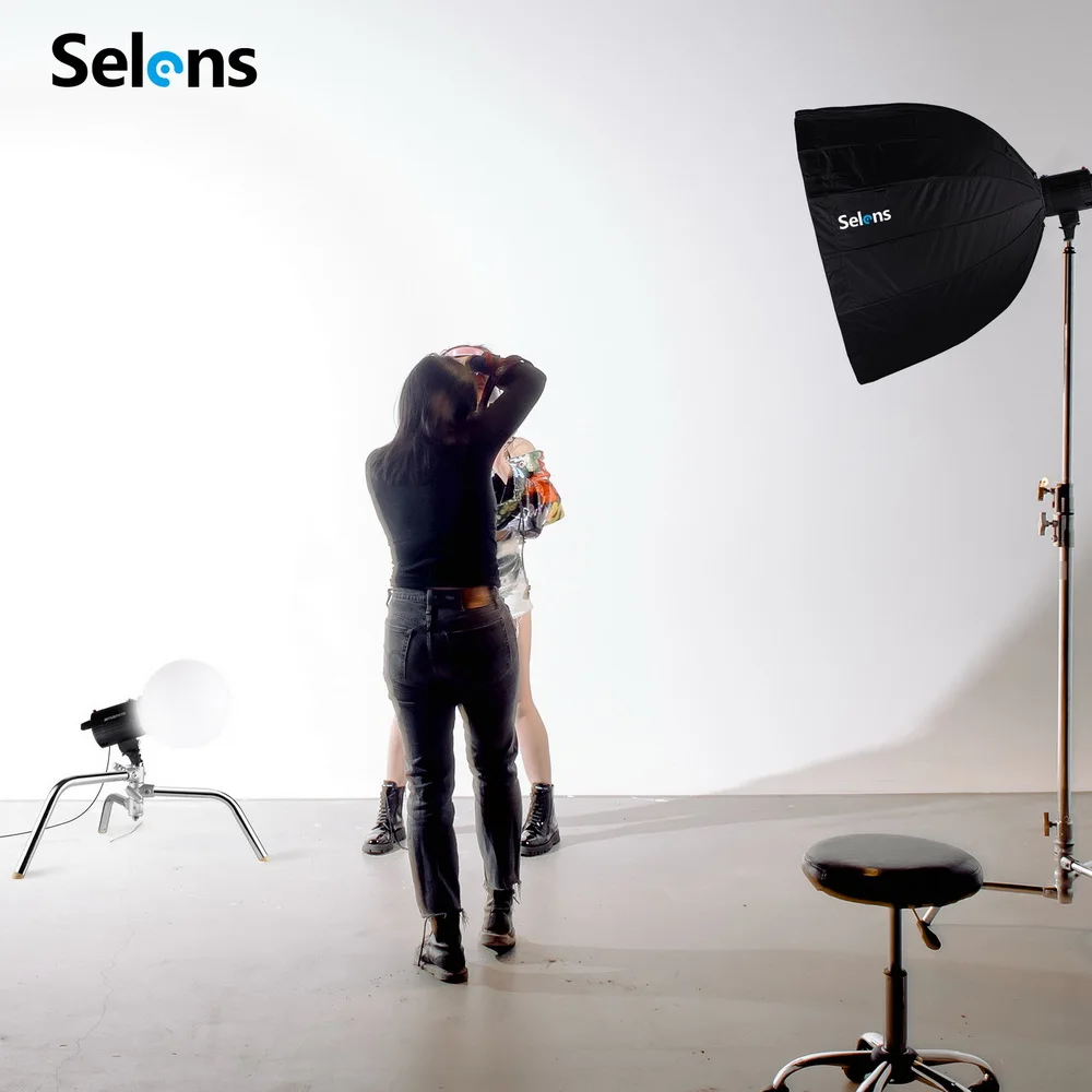 Selens Connector of Connecting Ground Lights Holder with Magic Legs Low Angle Fill Lighting Shooting Photo Studio,studio light connector