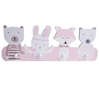 

Cartoon Animal Hooks Wall Hanging Decor Coat Hanger Hook Clothing Store Bathroom Kitchen Wall Decoration Coat Rack Gift
