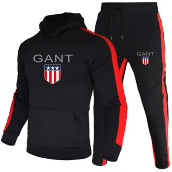 

Pullover suit men's sportswear 2020 casual hooded pants men's sportswear pants hooded sweatshirt men's suit jogging sports pants