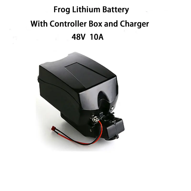 36 в 48 в электрический велосипед литиевая батарея 48 В Ebike аккумулятор лягушка с зарядным устройством контроллер коробка ЕС США нет налога - Цвет: 48V 10A with charger