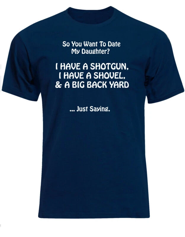 Date Ma Fille Drole Original Citation Daddys Fille Parent Hommes T Shirt Haut Ad65 Aliexpress