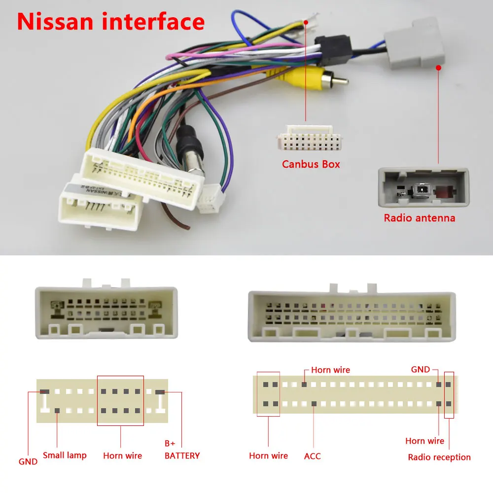 Android радио автомобильные аксессуары провода жгуты проводов адаптер разъем универсальный кабель Для Nissian Toyota автомобиль