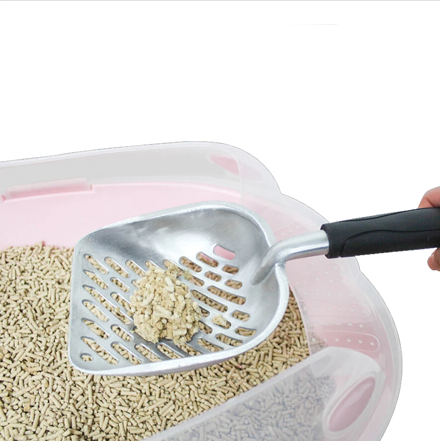 Pet Cat Metal Litter Scoop Shovel Kitty Sand Waste Cleaning Useful New Housebreaking
