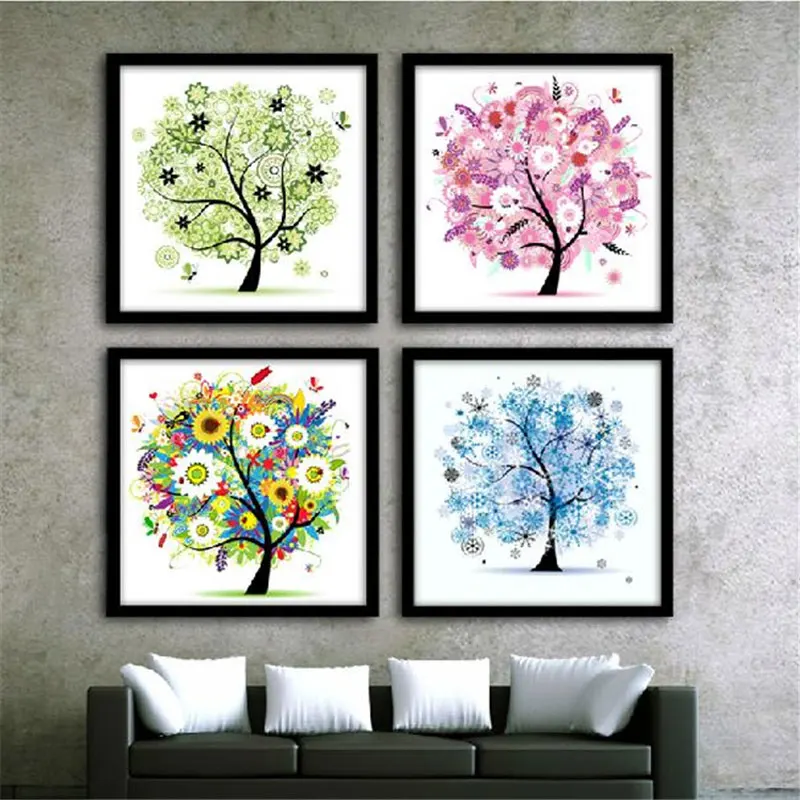 

5D Diamond Painting Cross Stitch Diamond Full Square Drill Plant Tree Diamond Embroidery of Pictures Photo Home Decoration