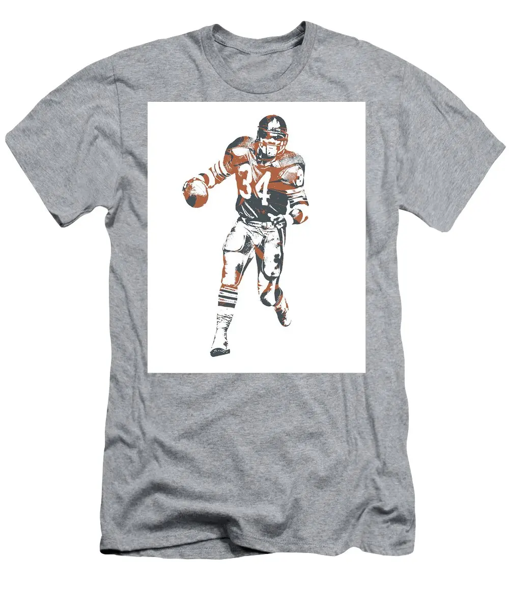 Мужская футболка Walter Payton Bears Pixel Art 12| |
