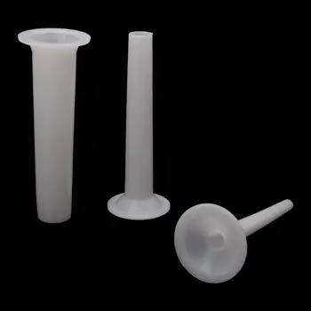 

3pcs/set Food Grade Sausage Maker Funnel Filler Meat Stuffer Filling Tubes DIY Manual for Sausages Casing