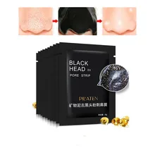 500 пакетов/лот PILATEN черные точки на носу удаление полосок начать кожу Детокс Маска для лица: средство от черных точек акне очиститель Очищающая Глубокая чистка