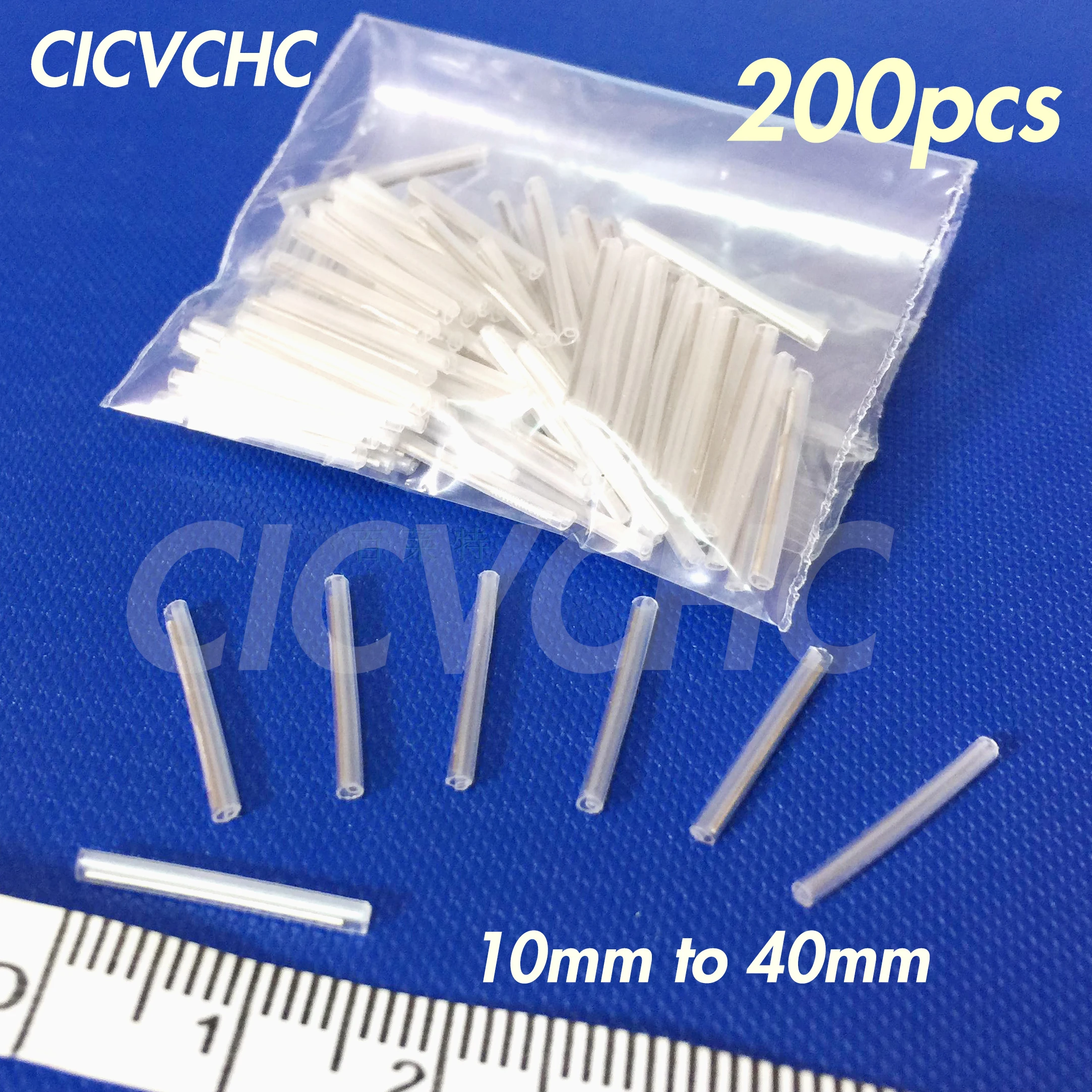 200pcs Fiber Optic Fusion Protection Splice Sleeves for 250um bare fiber/ Heat Shrink Tube/Fiber Optic Hot Melt Tube