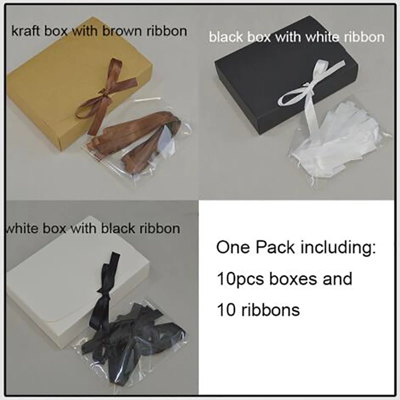 10 Stück große Kraftpapier-Schachteln für Geschenkverpackungen, personalisierte Brautjungfern-Geschenkboxen, Geschenkboxen für Präsente, Papierkartons – Detail 19