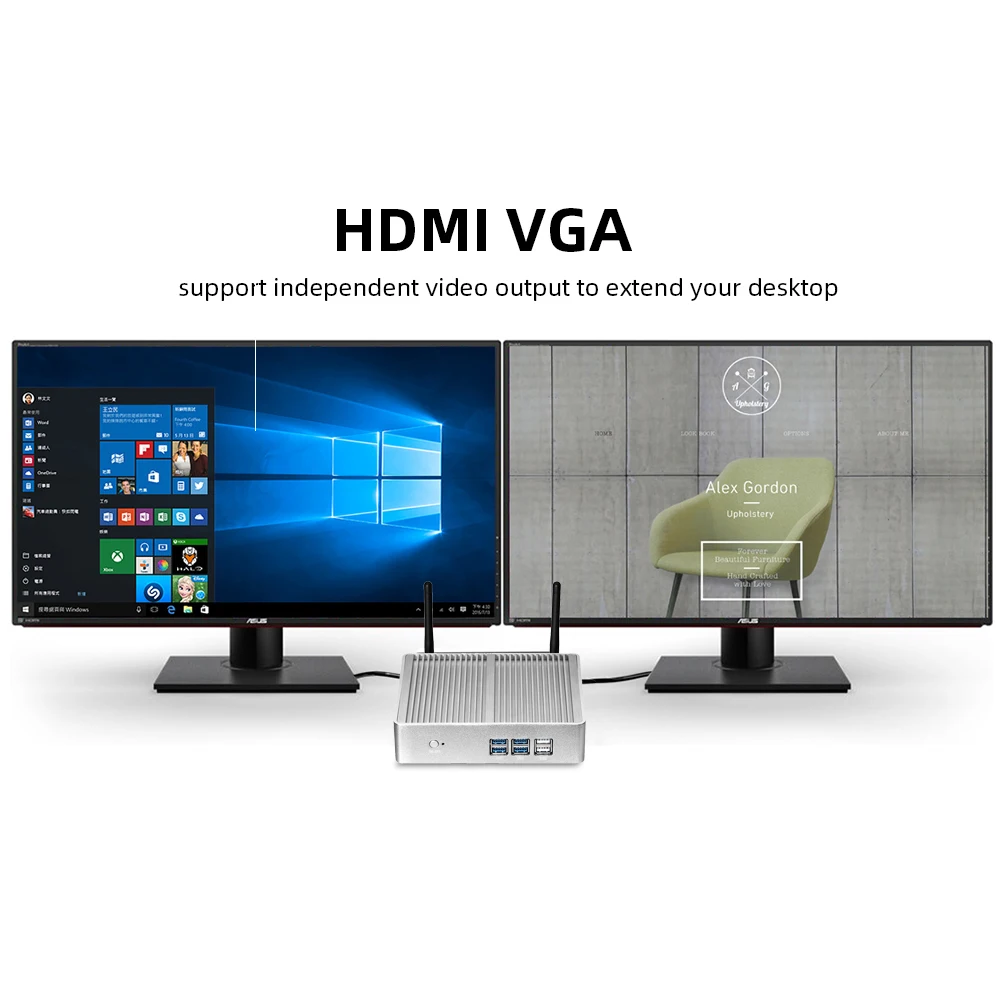 мини пк XCY X32 Intel Core i7 4610Y i5 4210Y i3 5005U мини пк XCY X32 Intel Core i7 4610Y i5 4210Y i3 5005U