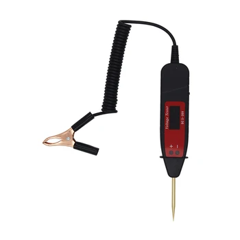 

LCD Display Electric Car Digital Voltage Test Pen Probe Detector Tester LED Light 5-36V Universal