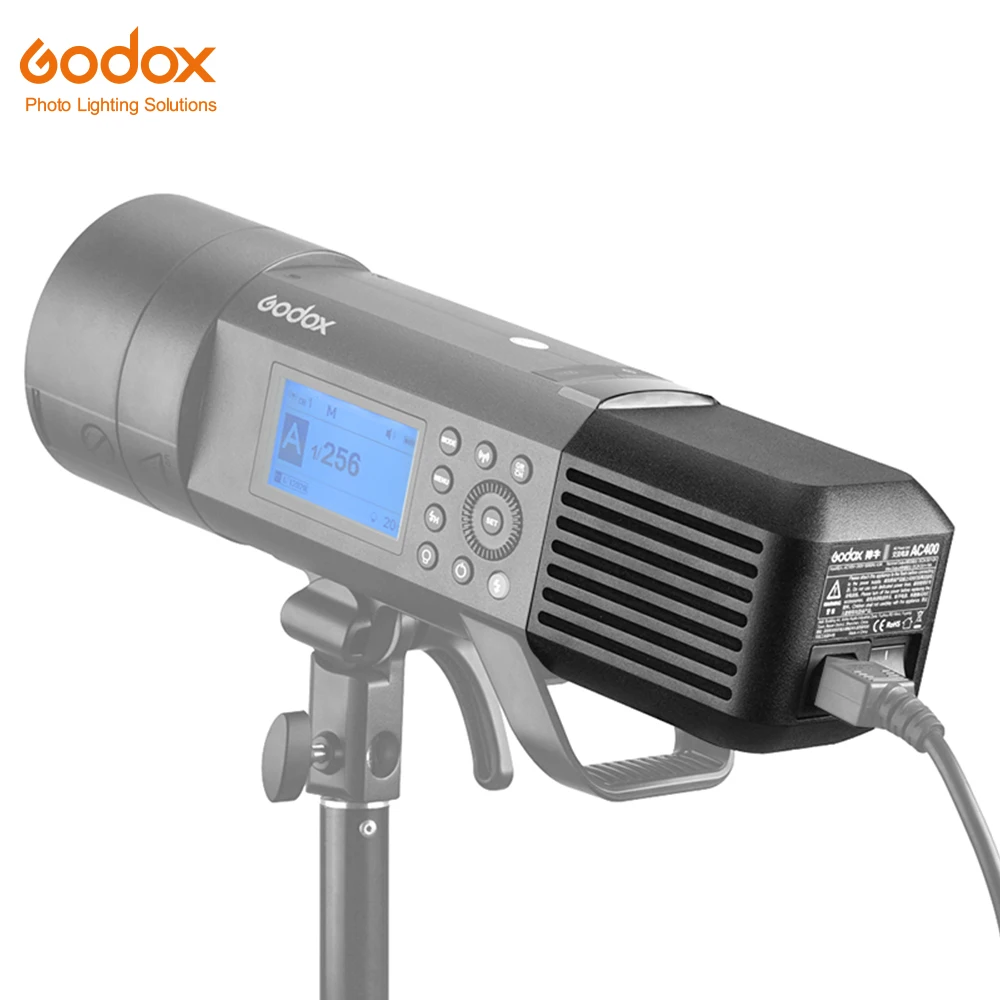 Блок питания Godox AC400 AC адаптер с кабелем для AD400PRO|Аксессуары вспышек| |