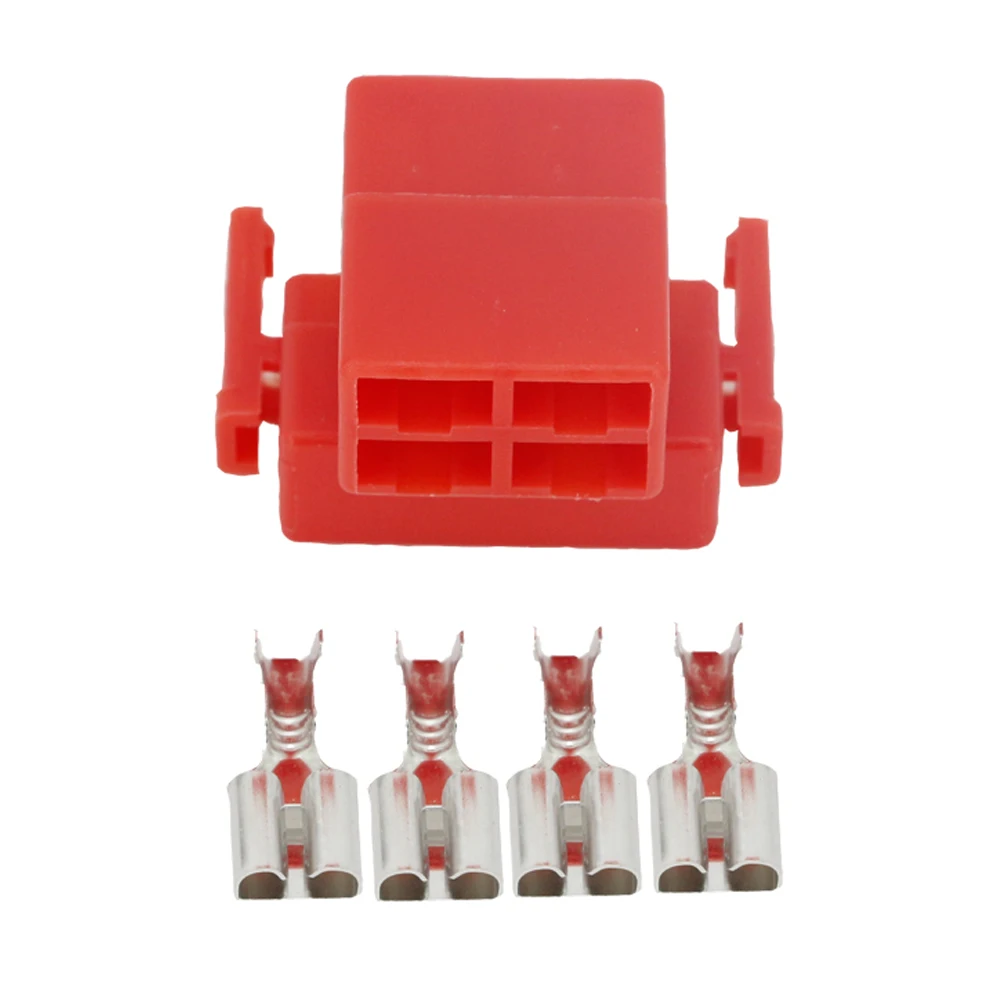 

4 Pin car connector Oxygen sensor plug connector with terminal DJ70412-6.3-21 4P