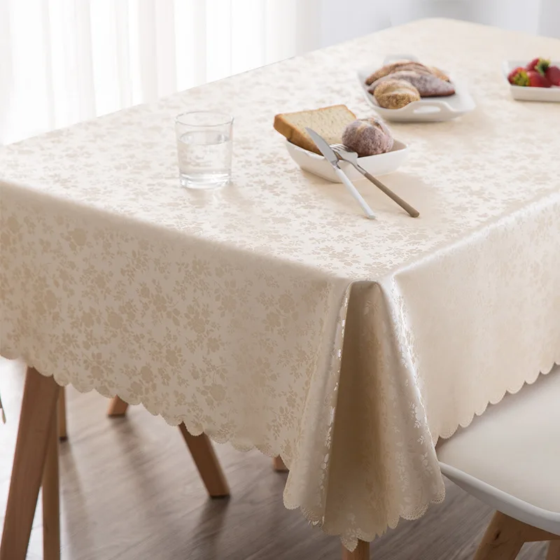 Waterproof Tablecloth Anti Scalding Oil No Washing Household Rectangular Tea Table | Дом и сад