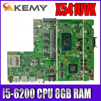 

Akemy X541UVK motherboard mainboard i5-6200/I5-6198 CPU 8GB RAM V2G For Asus X541UVK X541UJ X541U F541U R541U laptop motherboard