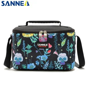 

Outdoor Camping BBQ Picnic Lunch Bag 4.8L Outdoor Insulated Bag Lunch Box Tote Bento Bag Food Thermal Cooler Bag