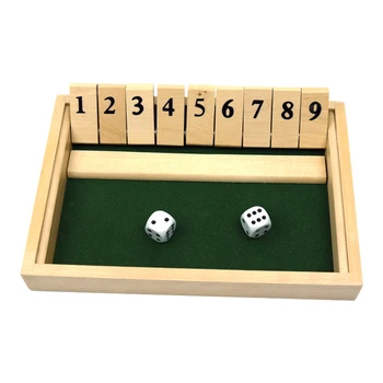 

Home Party Club Digital Funny Family Wooden Gift Drinking Number Shut The Box Child Educational Toy Portable Flap Entertainment