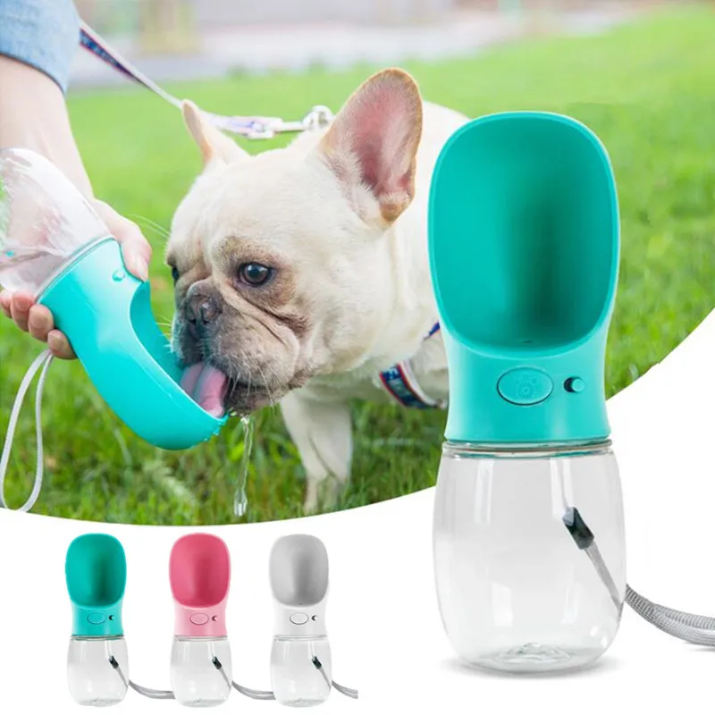 Portable Pet Dog Water Bottle Travel Puppy Cat Drinking Bowl For Dogs Outdoor Pet Water