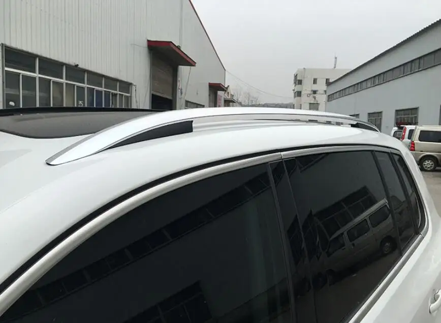 High quality Stainless steel Roof Racks Luggage Rack Fits For Volkswagen Tiguan 2012 2013 2014 2015 2016 2017 2018