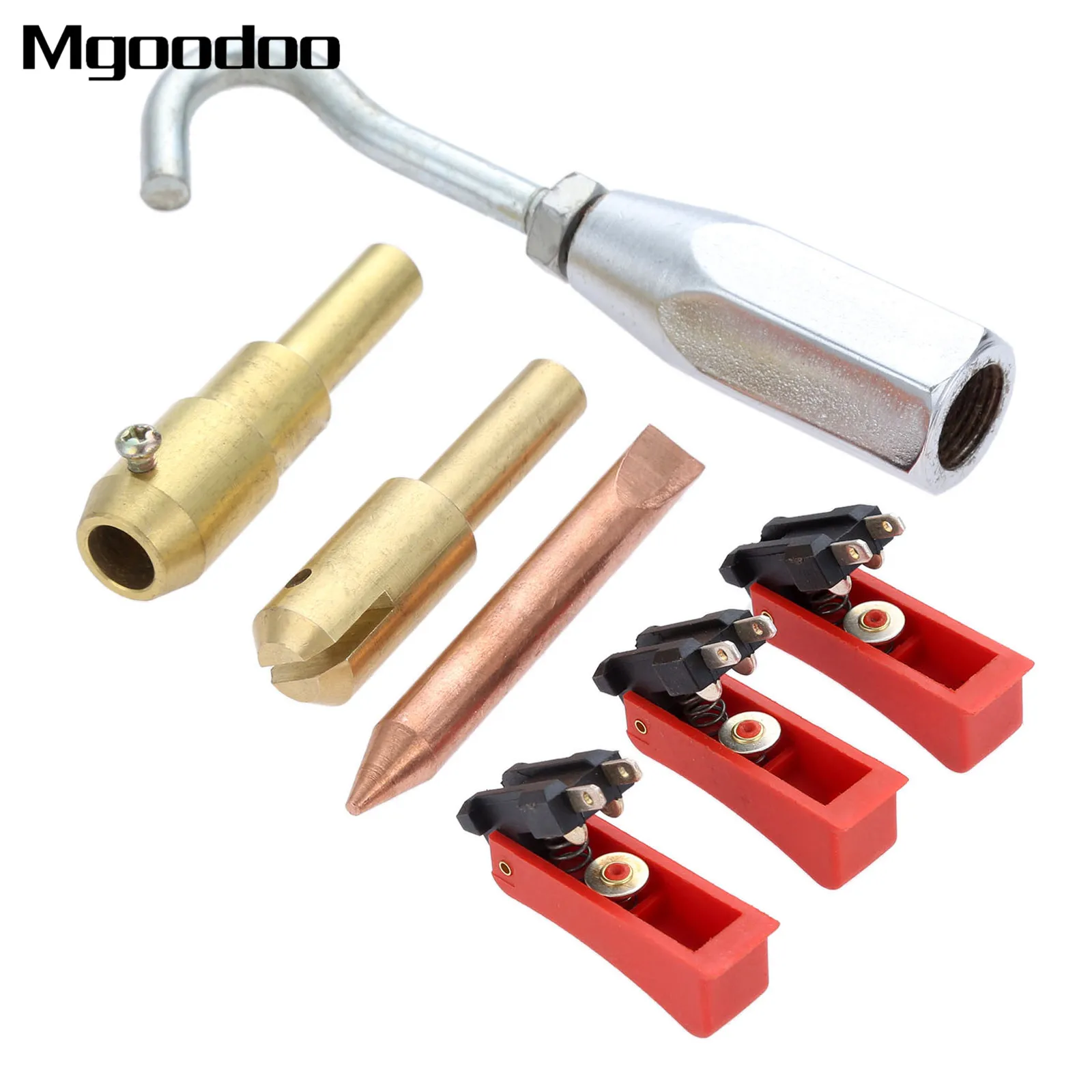 Mgoodoo 86 шт. Инструменты для ремонта кузова автомобиля Dent Puller kit точечная сварка корректирующий пистолет удаление прямолинейных вмятин набор устройств для удаления