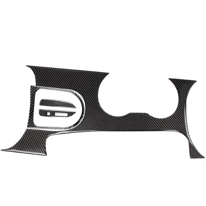 

Carbon Fiber Gear Shift Box Panel Cover Trim for Ford Mustang 2015-2017