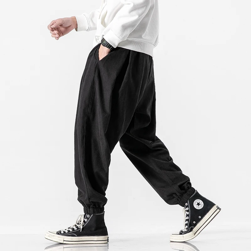 بنطلون رجالي أسود موضة الهيب هوب ركض ركض بنطلون حريم رجل Sweatpants غير رسمي بنطلون رجالي حجم كبير 5XL 5 بنطلون رجالي أسود موضة الهيب هوب ركض ركض بنطلون حريم رجل Sweatpants غير رسمي بنطلون رجالي حجم كبير 5XL 5