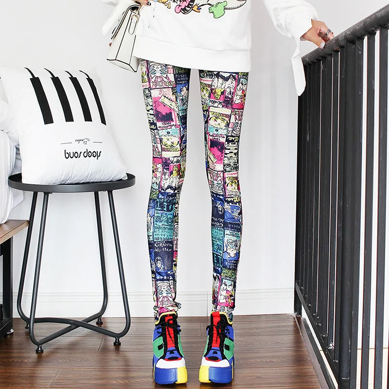 DOIAESKV Fashion Leggings Sexy Casual and Colorful Leg Warmer Fit Most Sizes Leggins Pants Trousers Woman's Leggings thermal leggings