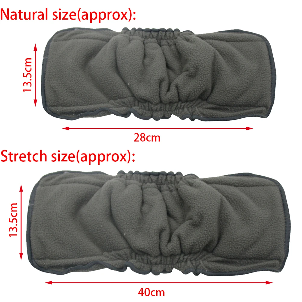 5 шт. многоразовые угольно-Бамбуковые пеленка 5-слойный подгузник на шнурке Многоразовые детские подгузники, можно стирать